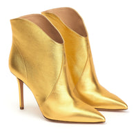 7qty DÉJÀ VU 190€ / Bottes Astrid 90 en cuir Nappa - Gold
