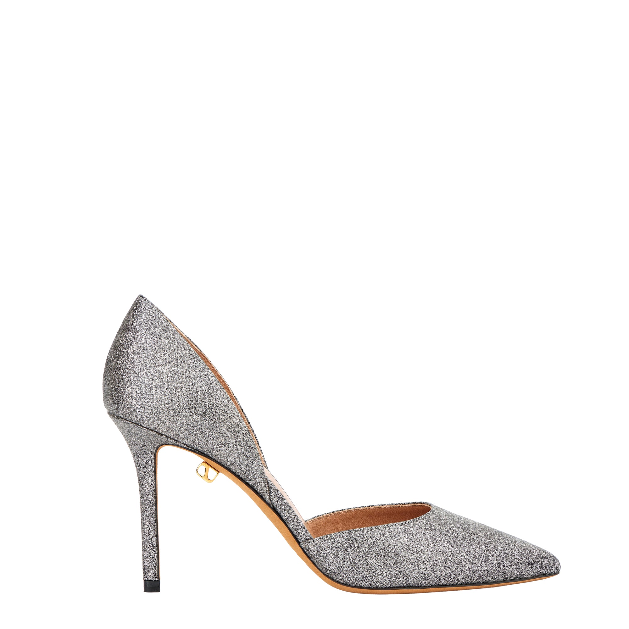 1qty NEW / Escarpins Nieves 90 en cuir - Silver