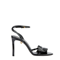 9qty NEW / Sandales Almudena 90 en cuir Ayers - Black