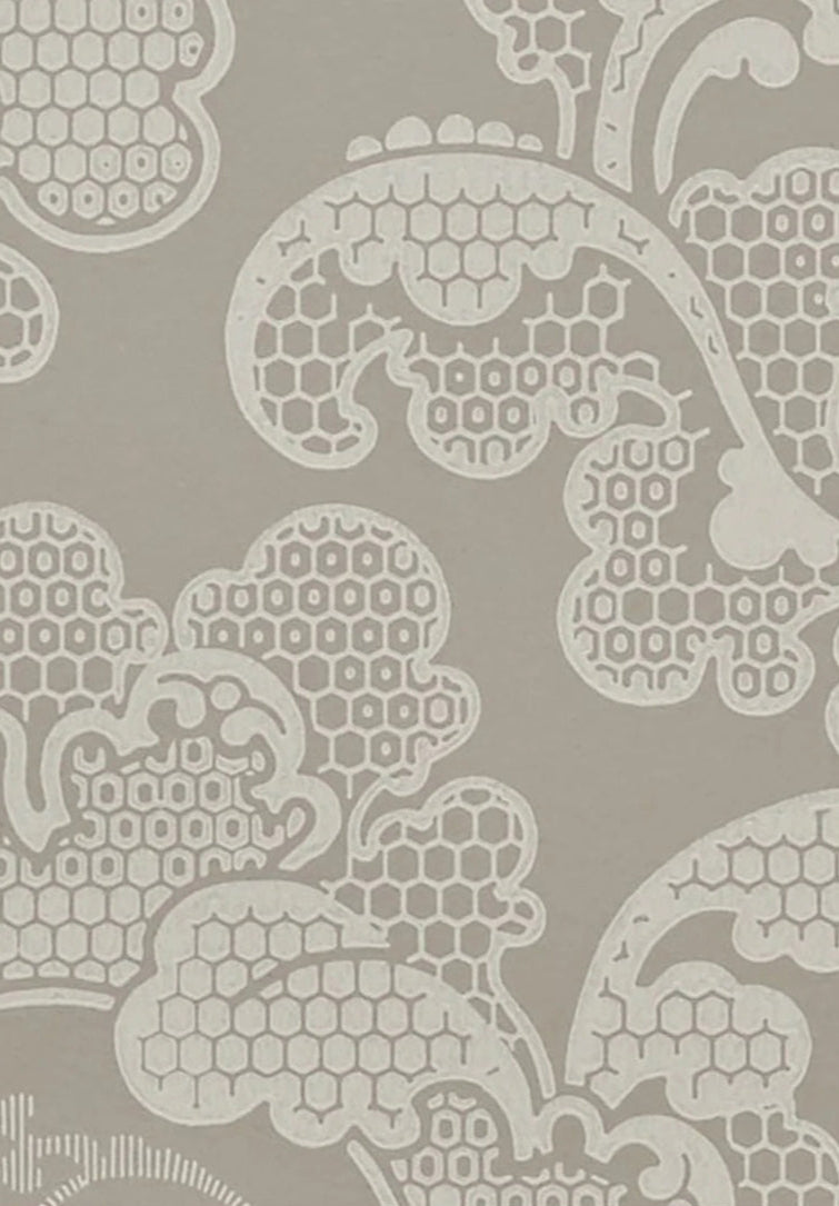 Rouleau Eugénie - Blanc & Gris