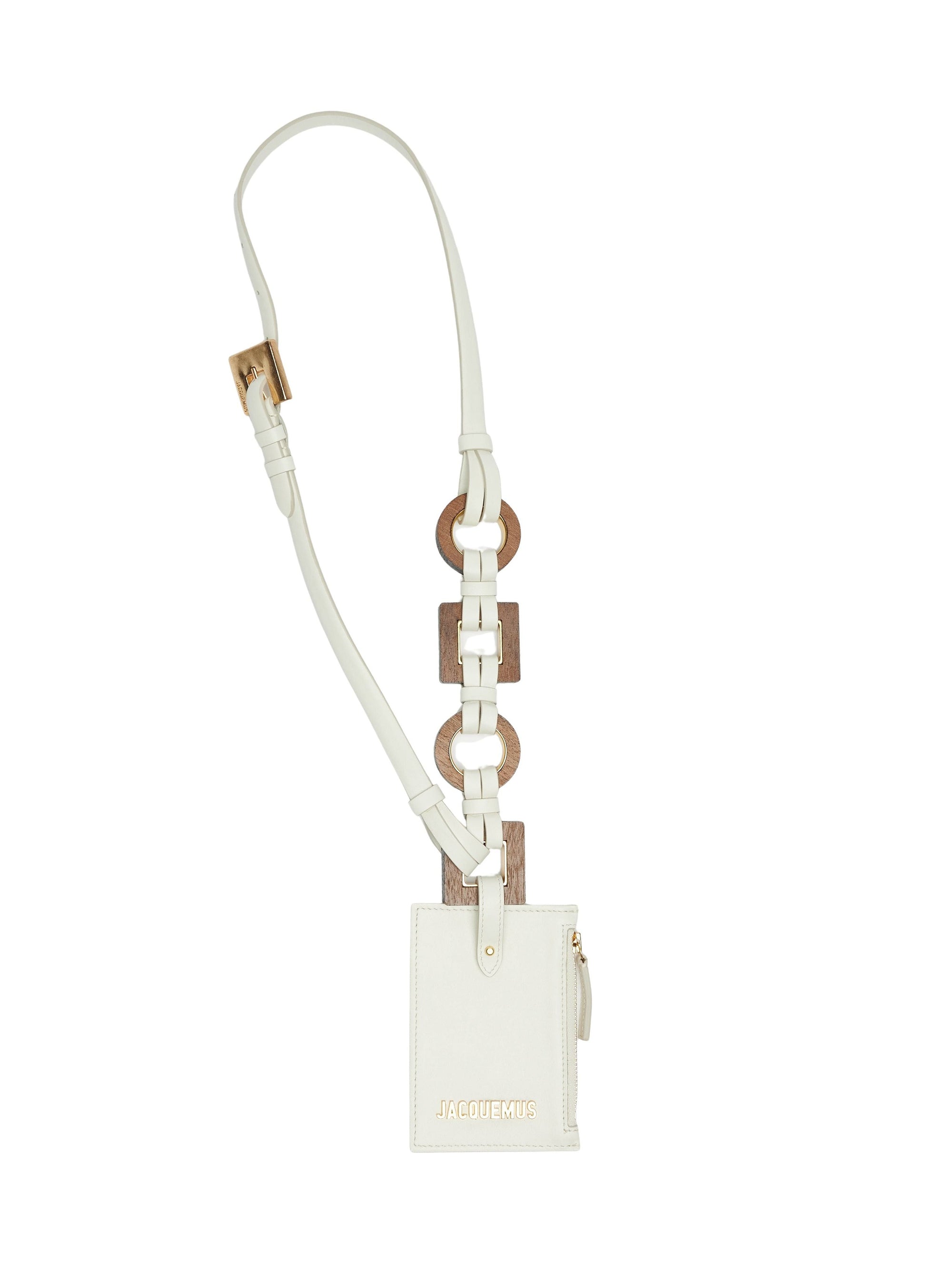 Ceinture Ano en cuir - White