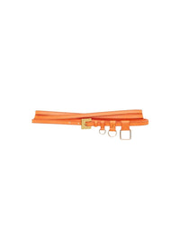 Ceinture Moisson en cuir - Orange