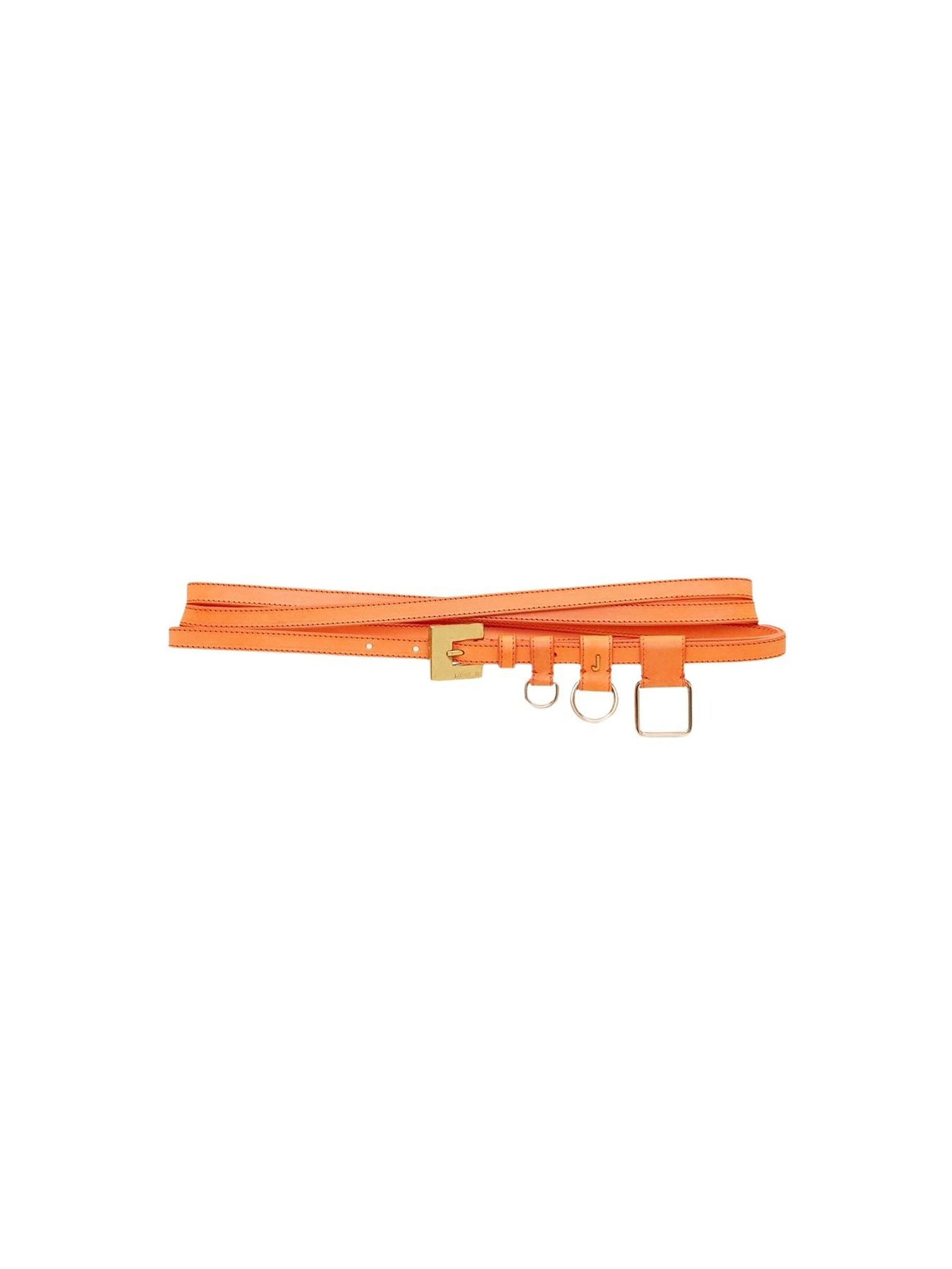 Ceinture Moisson en cuir - Orange