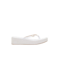 Tatanes Lin en cuir - White