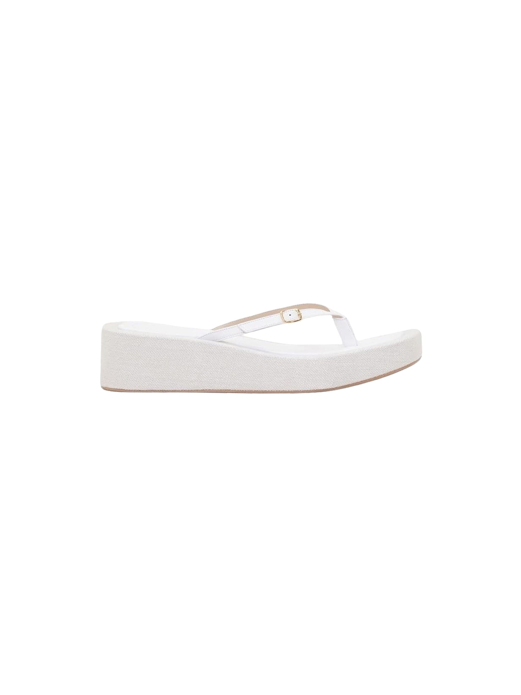 Tatanes Lin en cuir - White