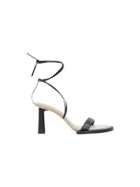 Carré Rond en cuir - Black