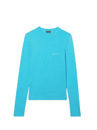 T-shirt brodé Ml - Turquoise