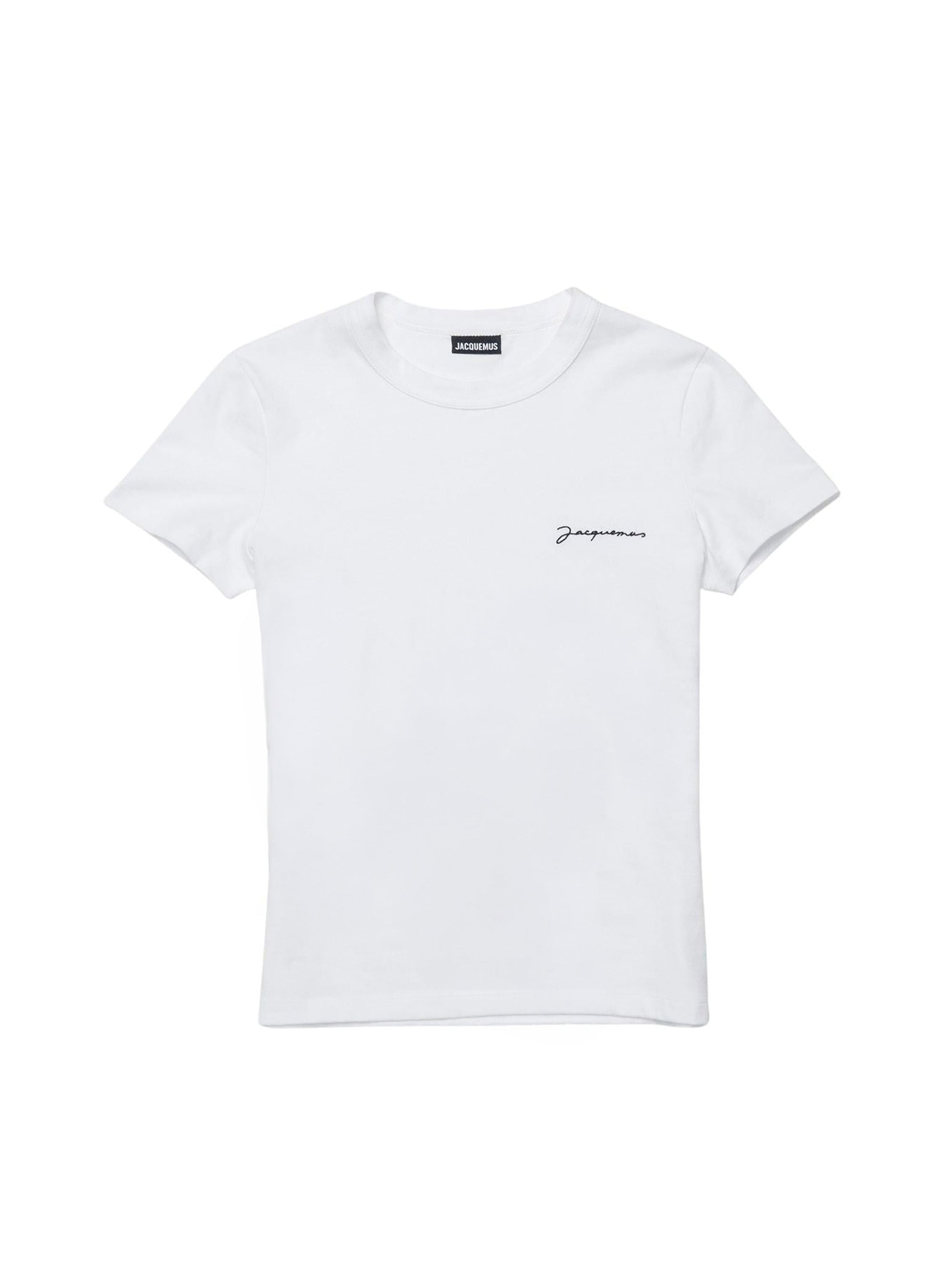 WHITE LE TSHIRT BRODE