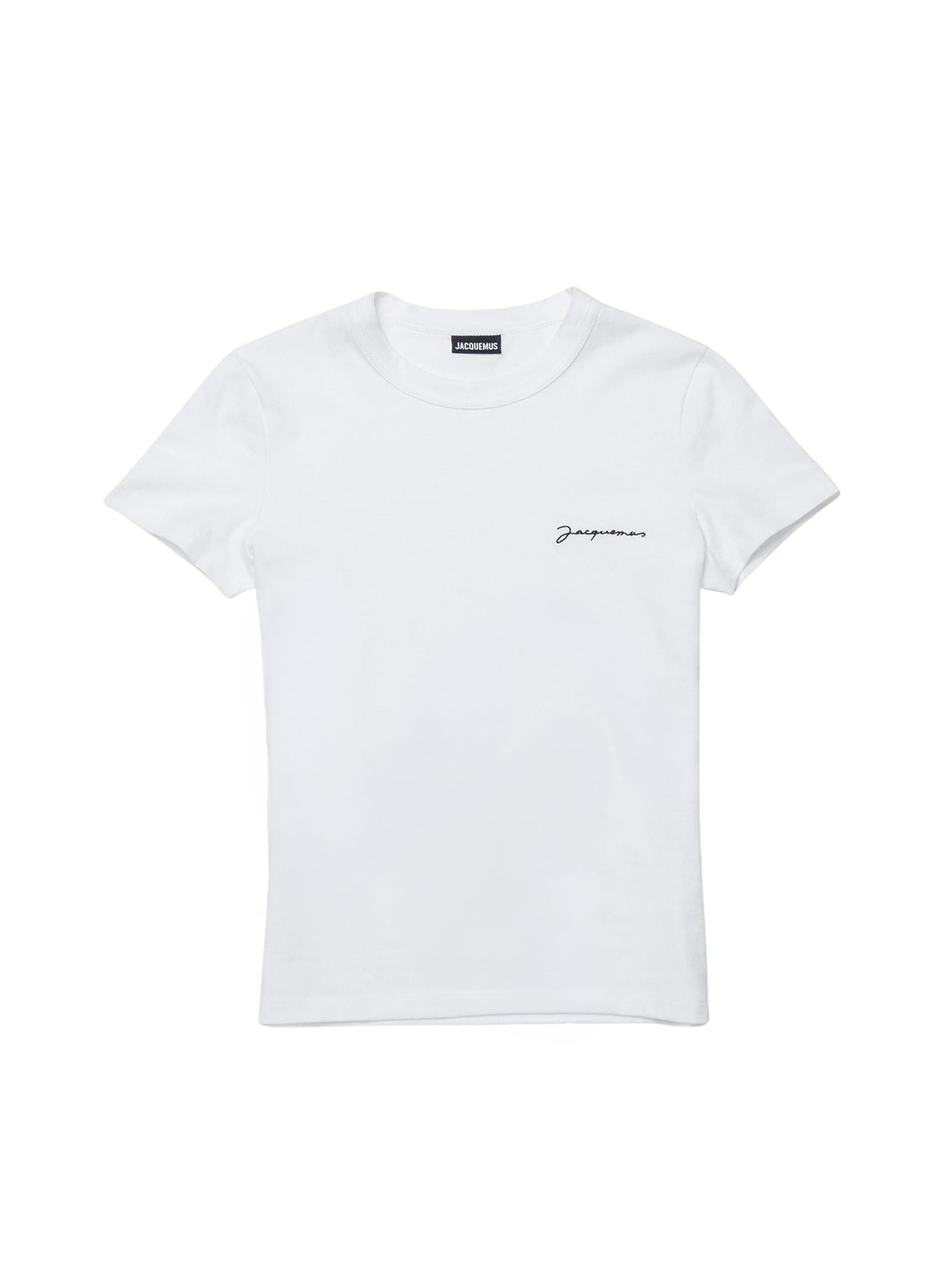 T-shirt à logo brodé - White
