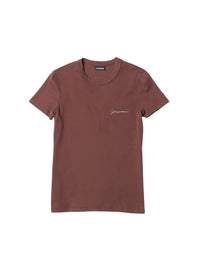 BROWN LE TSHIRT BRODE