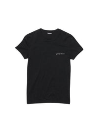 T-shirt à logo brodé - Black
