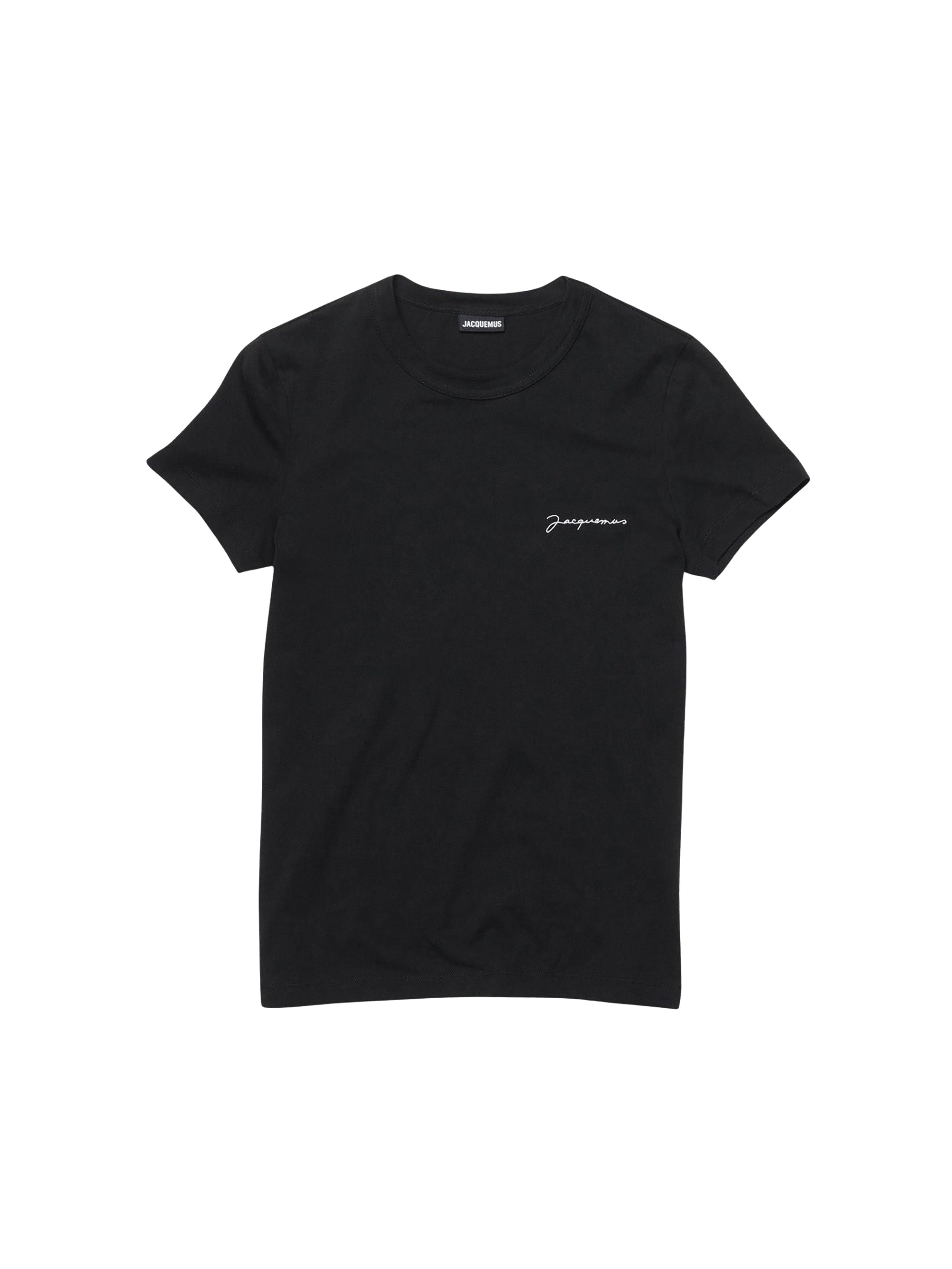 T-shirt à logo brodé - Black