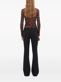 TORTOISE MOCKNECK SHEER