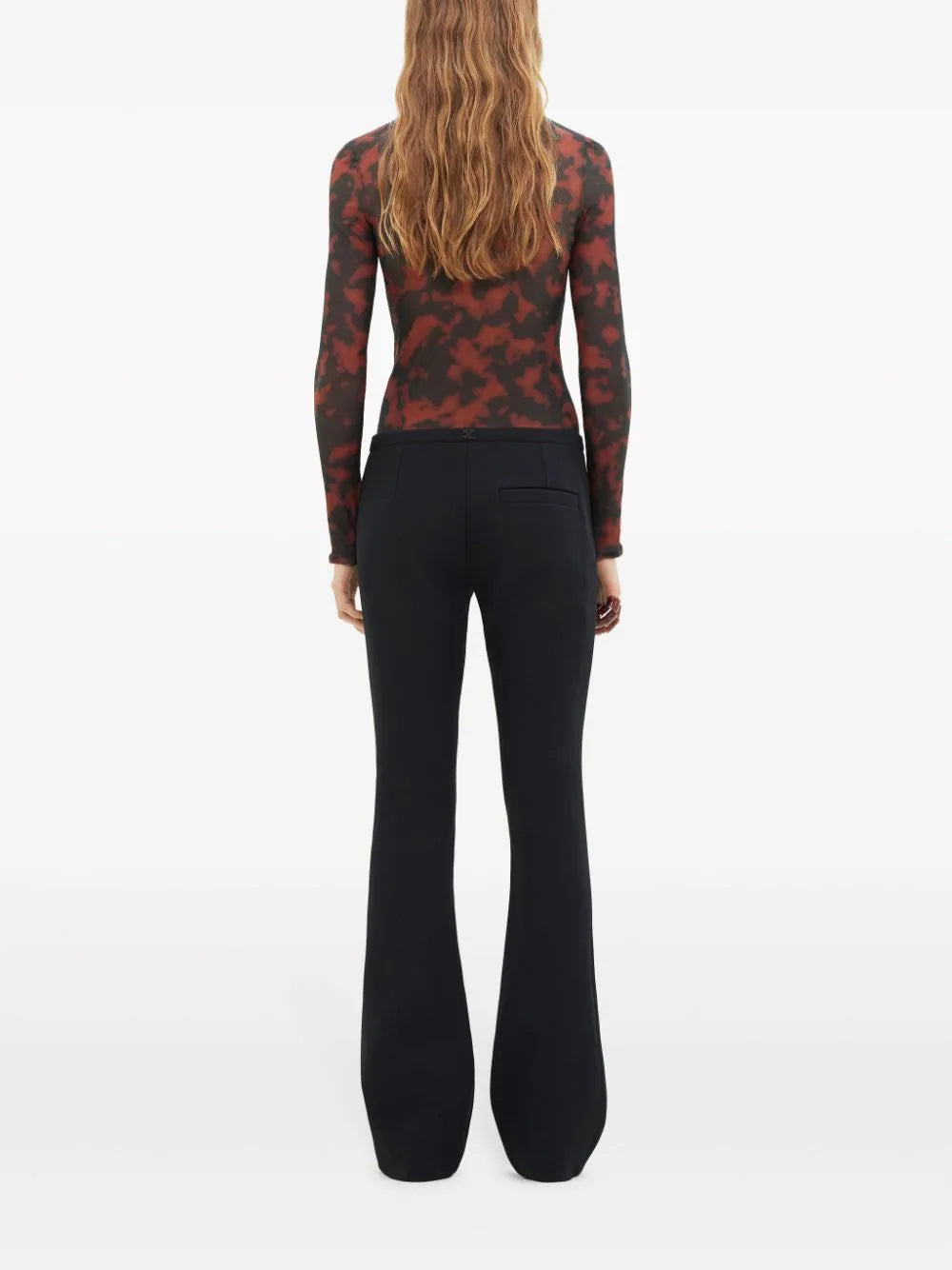 TORTOISE MOCKNECK SHEER