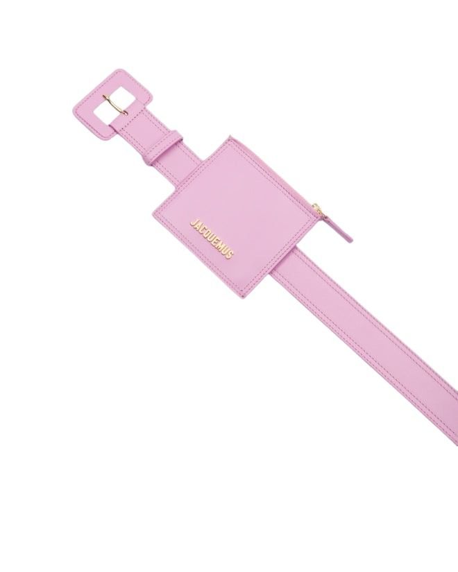 90€ / 0 sold //1 QTY / ST0%   Ceinture Carrée en cuir - Light Pink