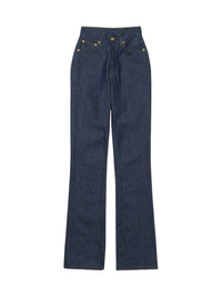 Pantalon De-Nimes en denim - Navy & Khaki
