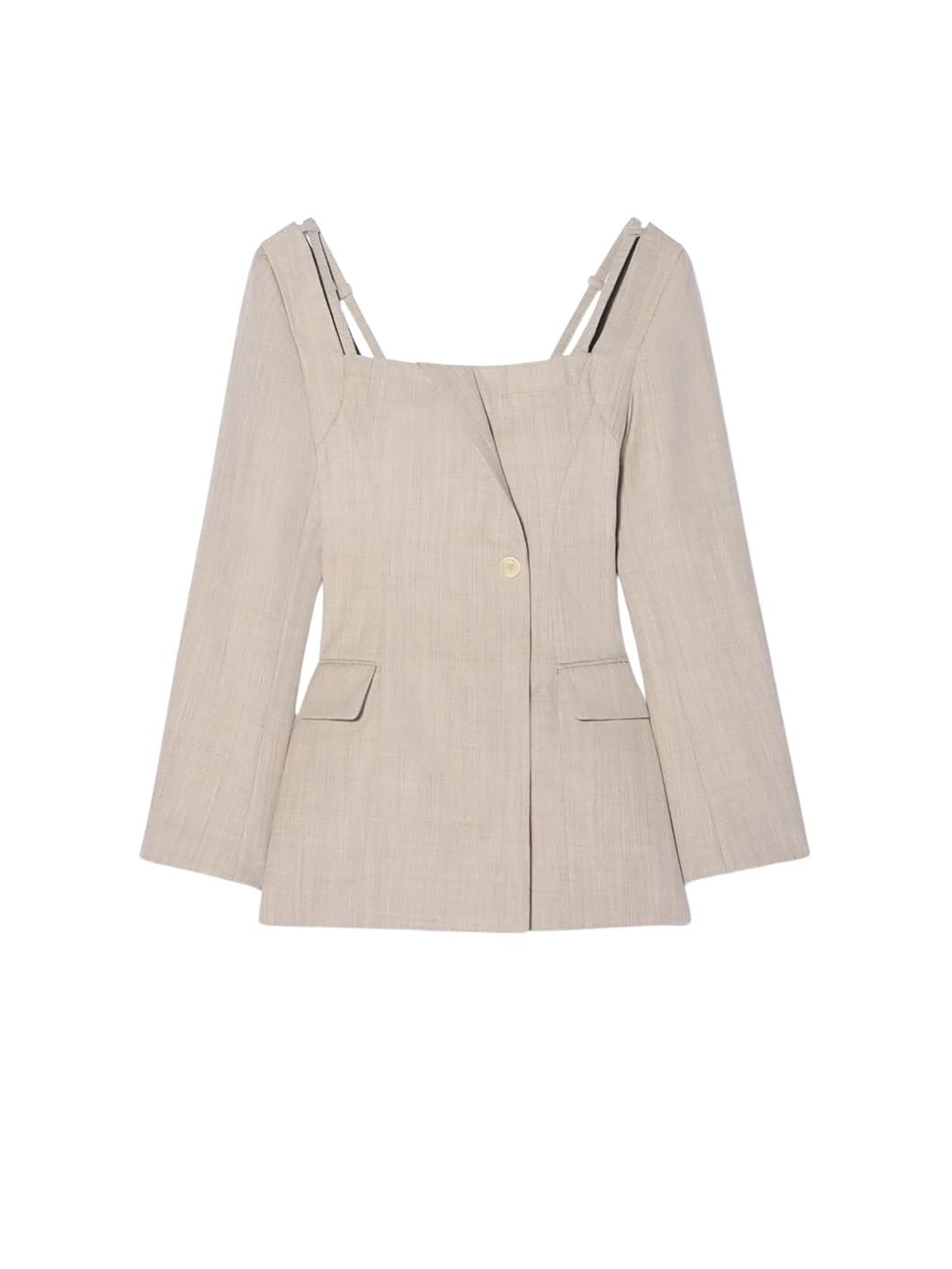 Robe Maniu en laine - Beige