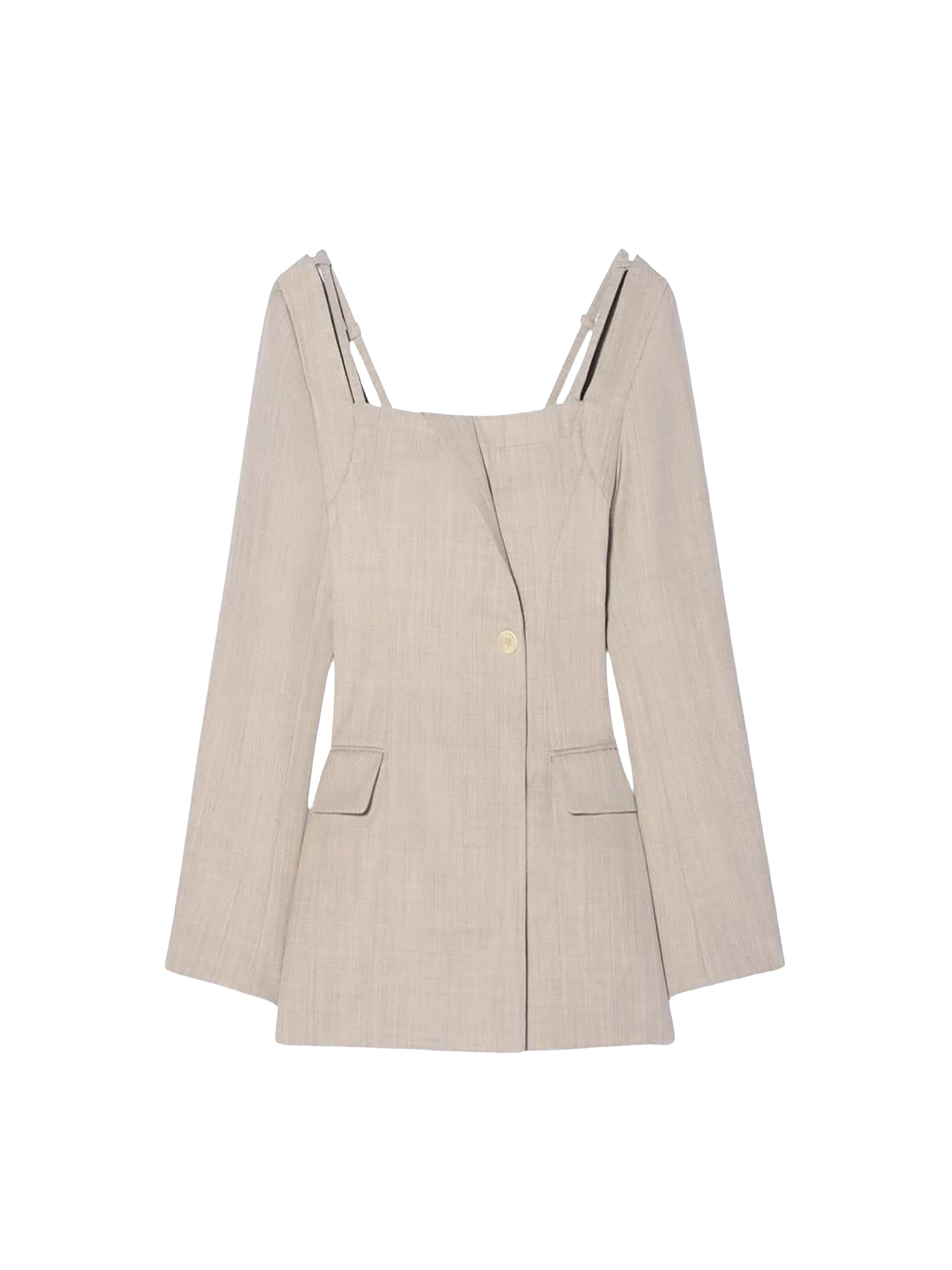 BEIGE LA ROBE MANIU