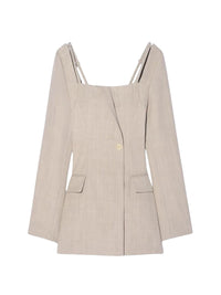 Robe Maniu en laine - Beige