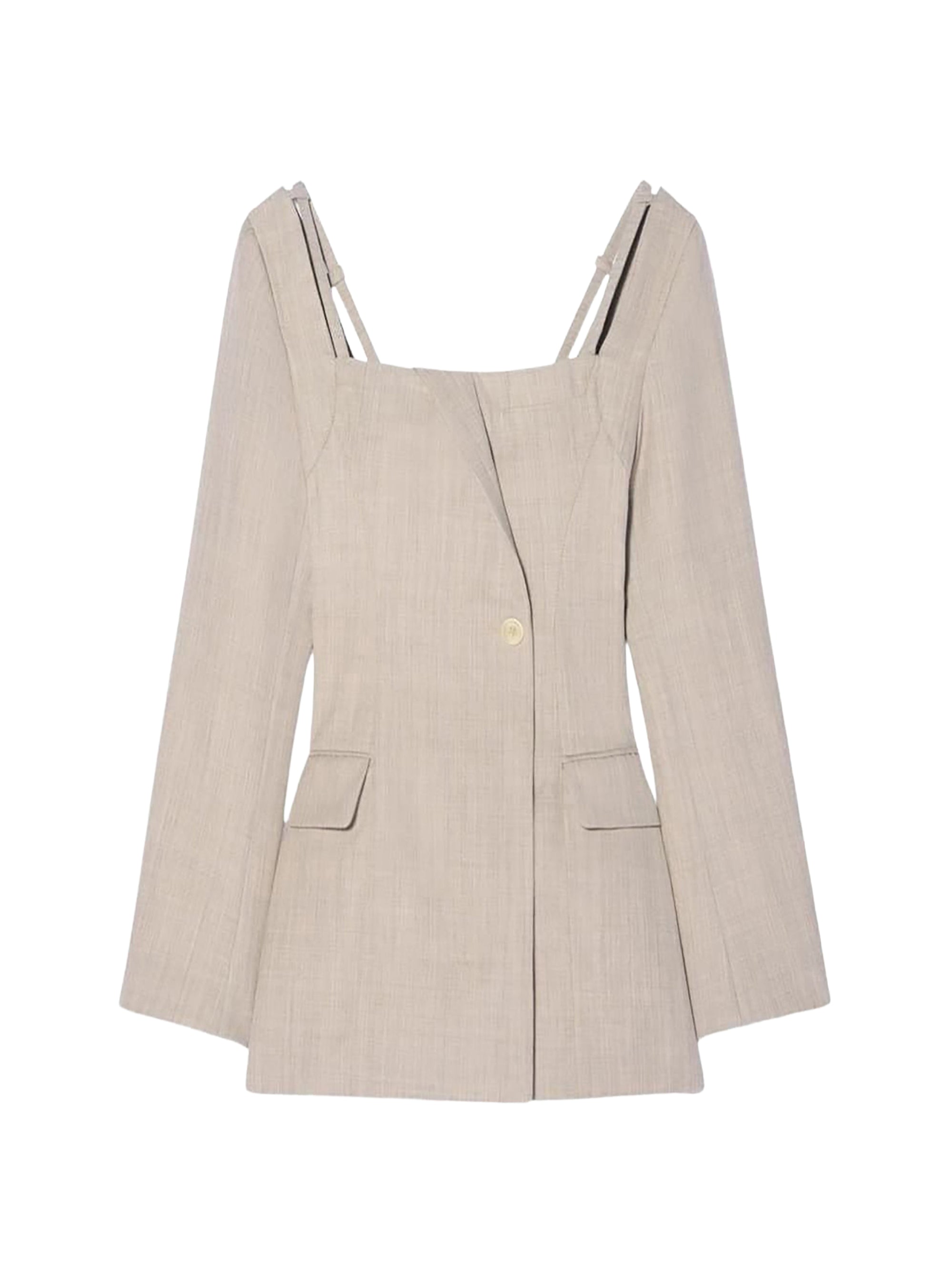 Robe Maniu en laine - Beige