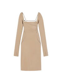 120€ / 1 sold //3 QTY / ST33%   Robe Cerro en laine - Beige
