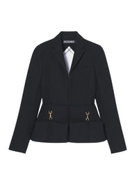 Veste Terra en laine - Black