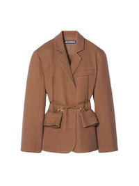 Veste Soco en laine - Brown