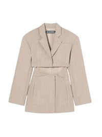 Veste Arles en laine - Beige
