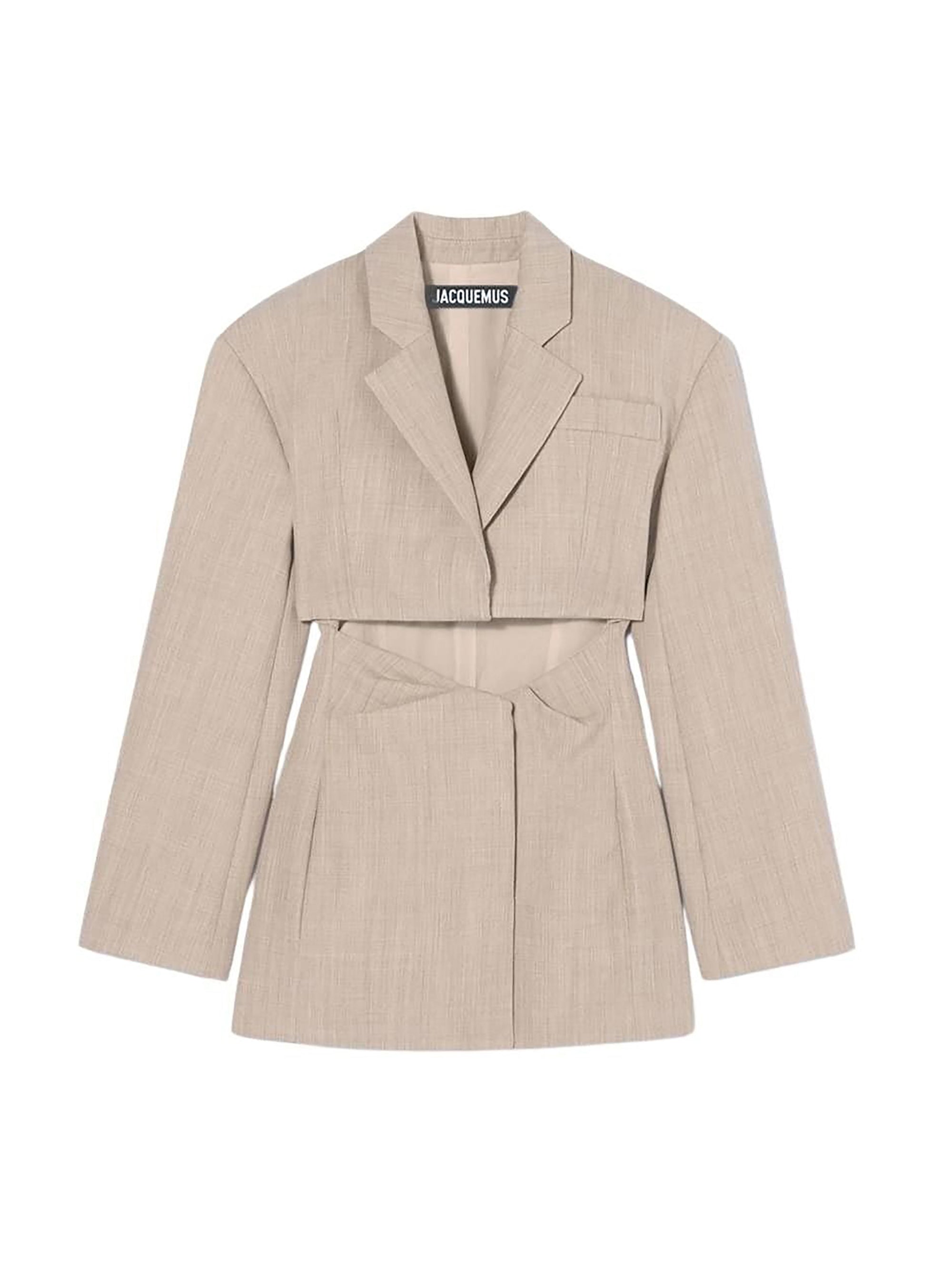 Veste Arles en laine - Beige