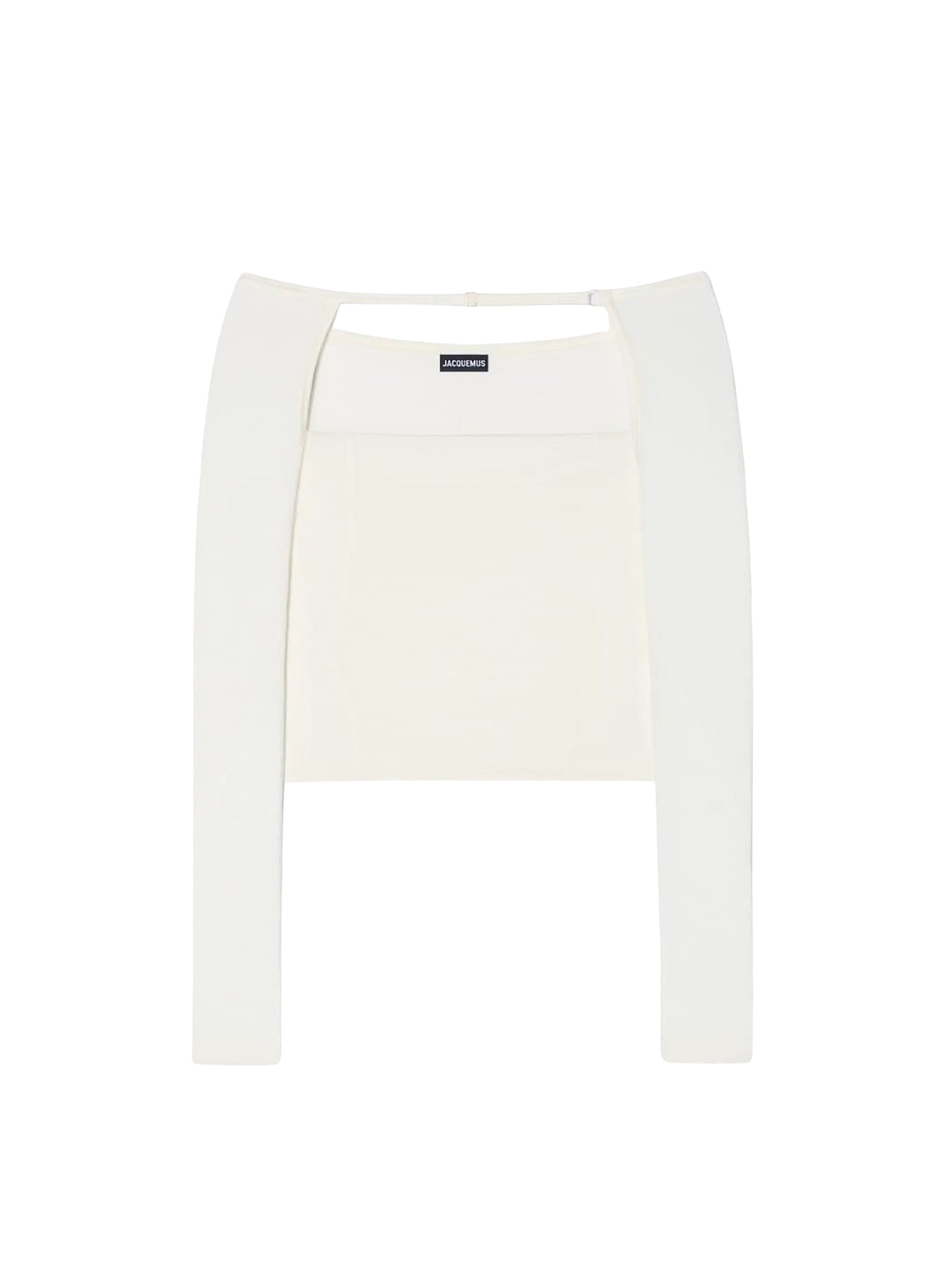 T-shirt Lucciu à épaules dénudées - Off White