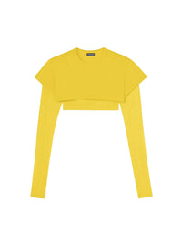 YELLOW LE DOUBLE TSHIRT