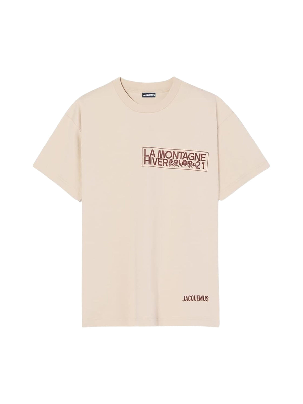 55€ / 11 sold //11 QTY / ST100%   T-shirt Montagne - Print White