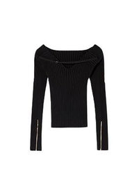 Haut en maille Oro - Black