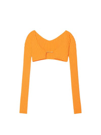 Haut en maille Pralu - Orange