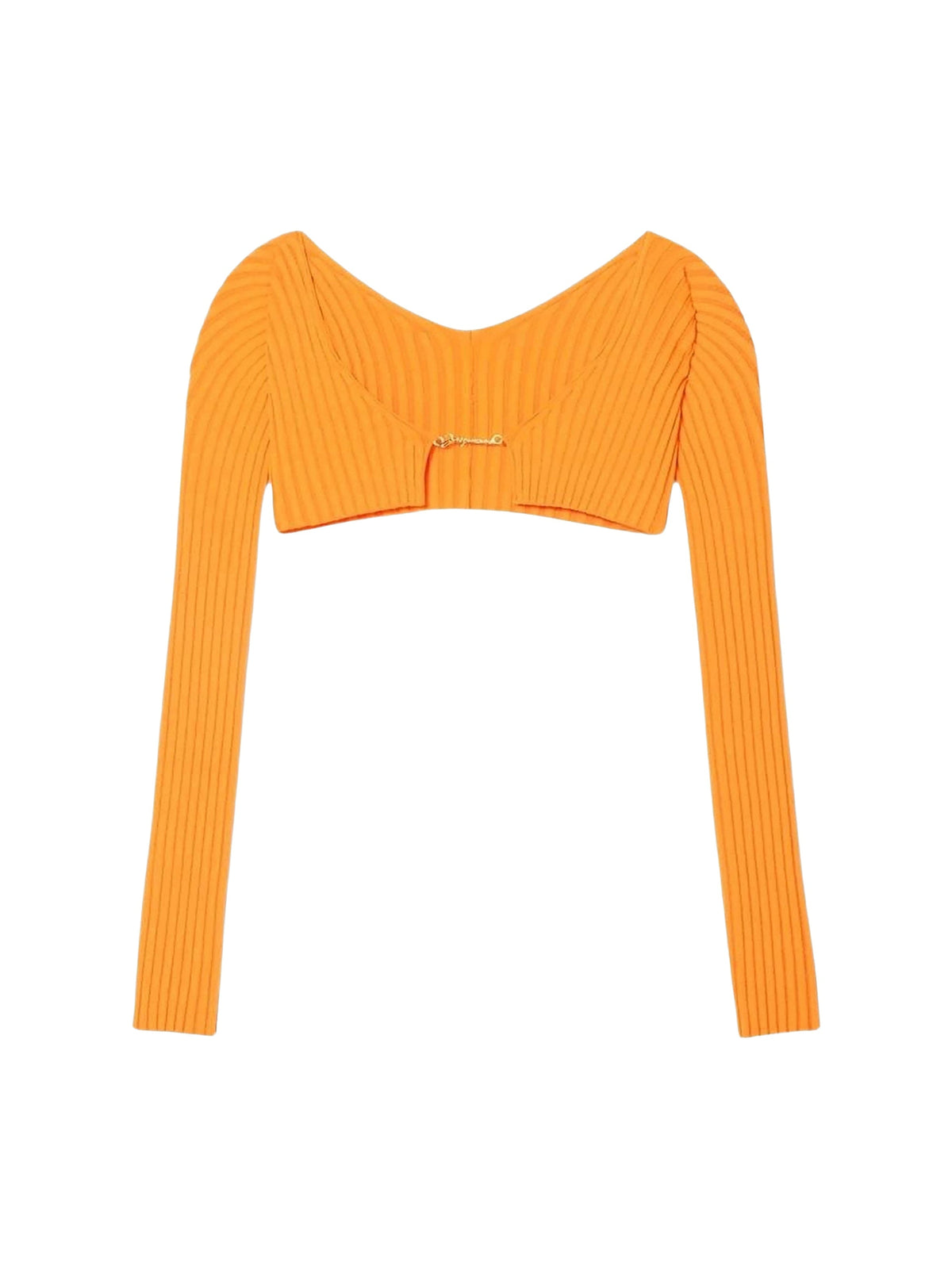 90€ / 0 sold //10 QTY / ST0%   Cardigan Pralu en maille - Orange