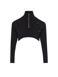 Haut en maille Bormio - Black