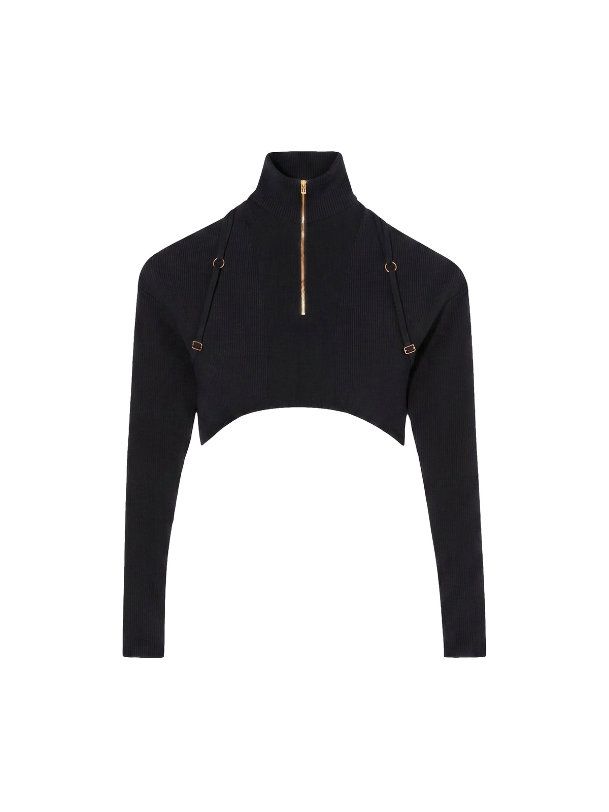 90€ / 8 sold //20 QTY / ST40%   Pull court Bormio en maille - Black