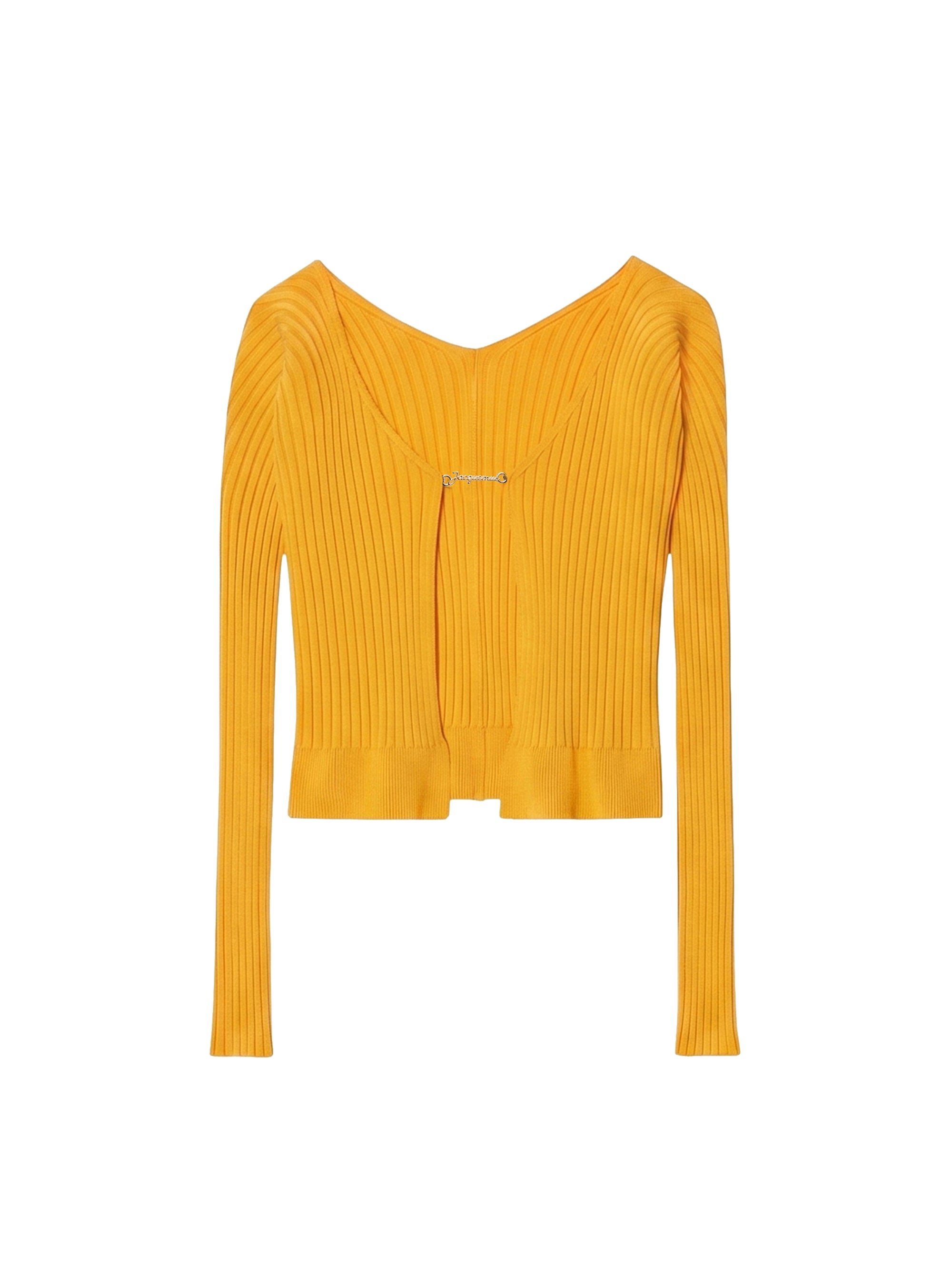 Haut en maille Pralu longue - Orange