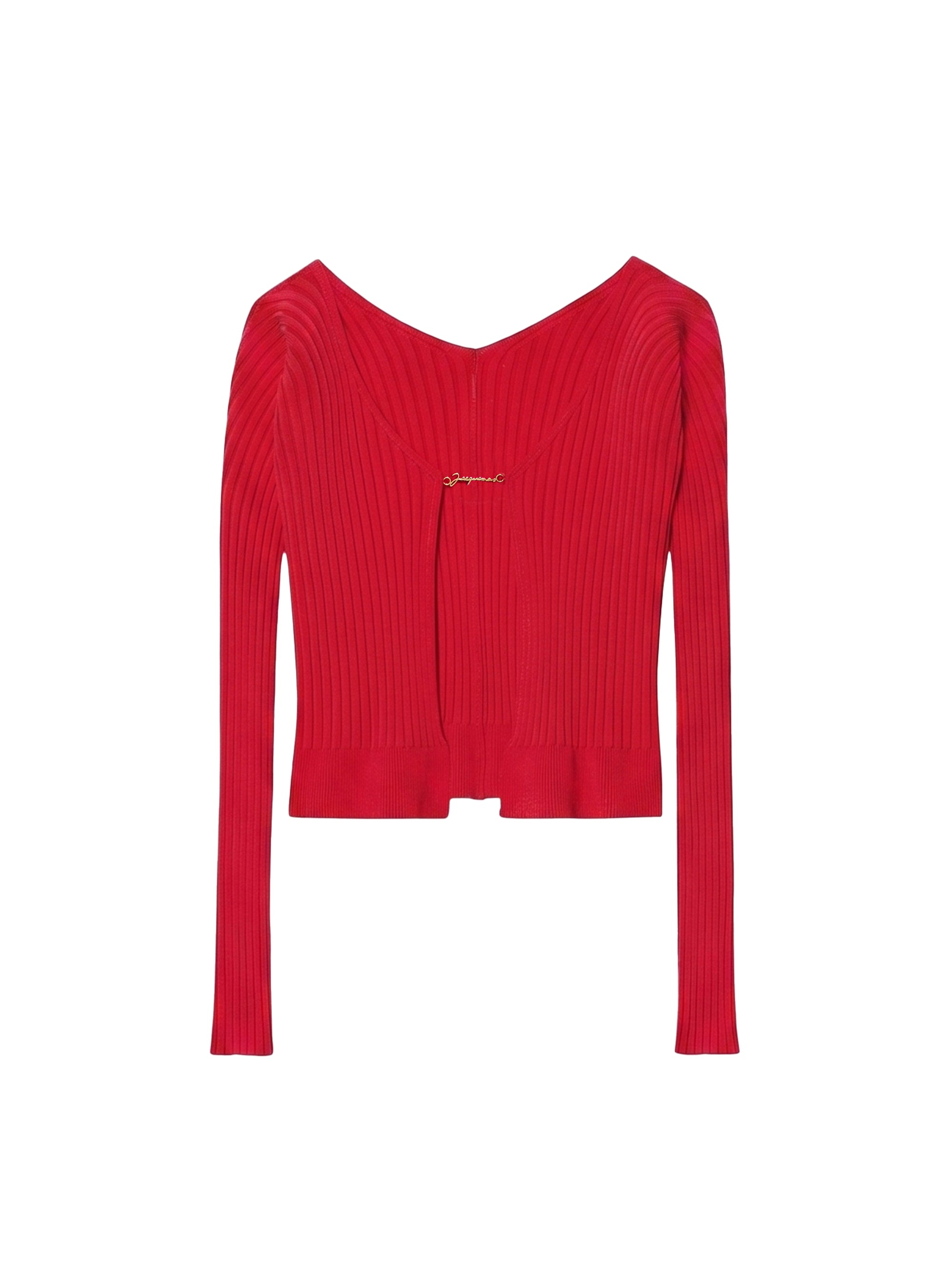 Haut en maille Pralu longue - Red
