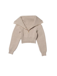 Pull Risoul en laine - Light Brown