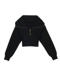 Haut Risoul en laine - Black