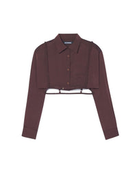 Chemise Cavaou courte - Dark Brown