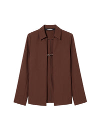 DARK BROWN LA CHEMISE NOTTE