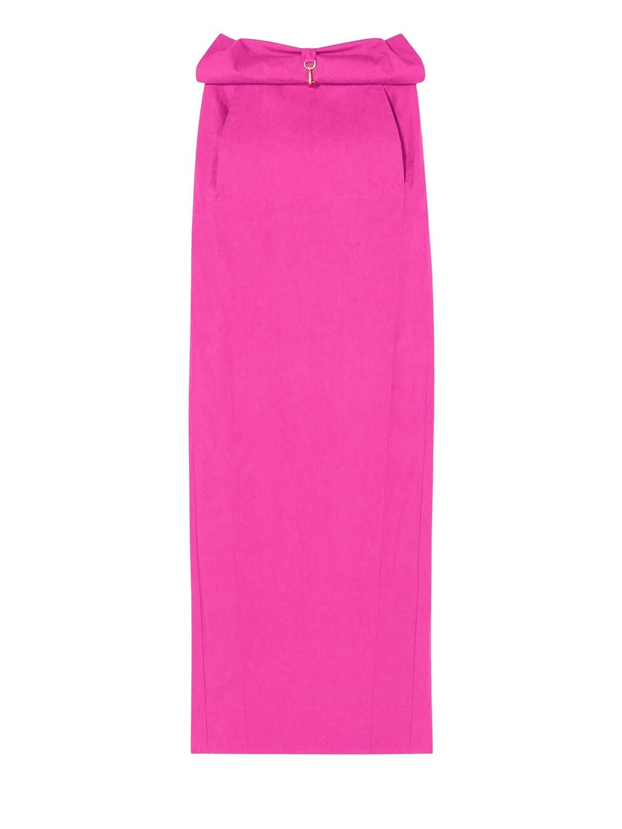 Jupe Terra en lin - Pink