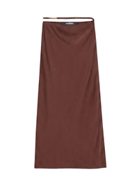 DARK BROWN LA JUPE NOTTE