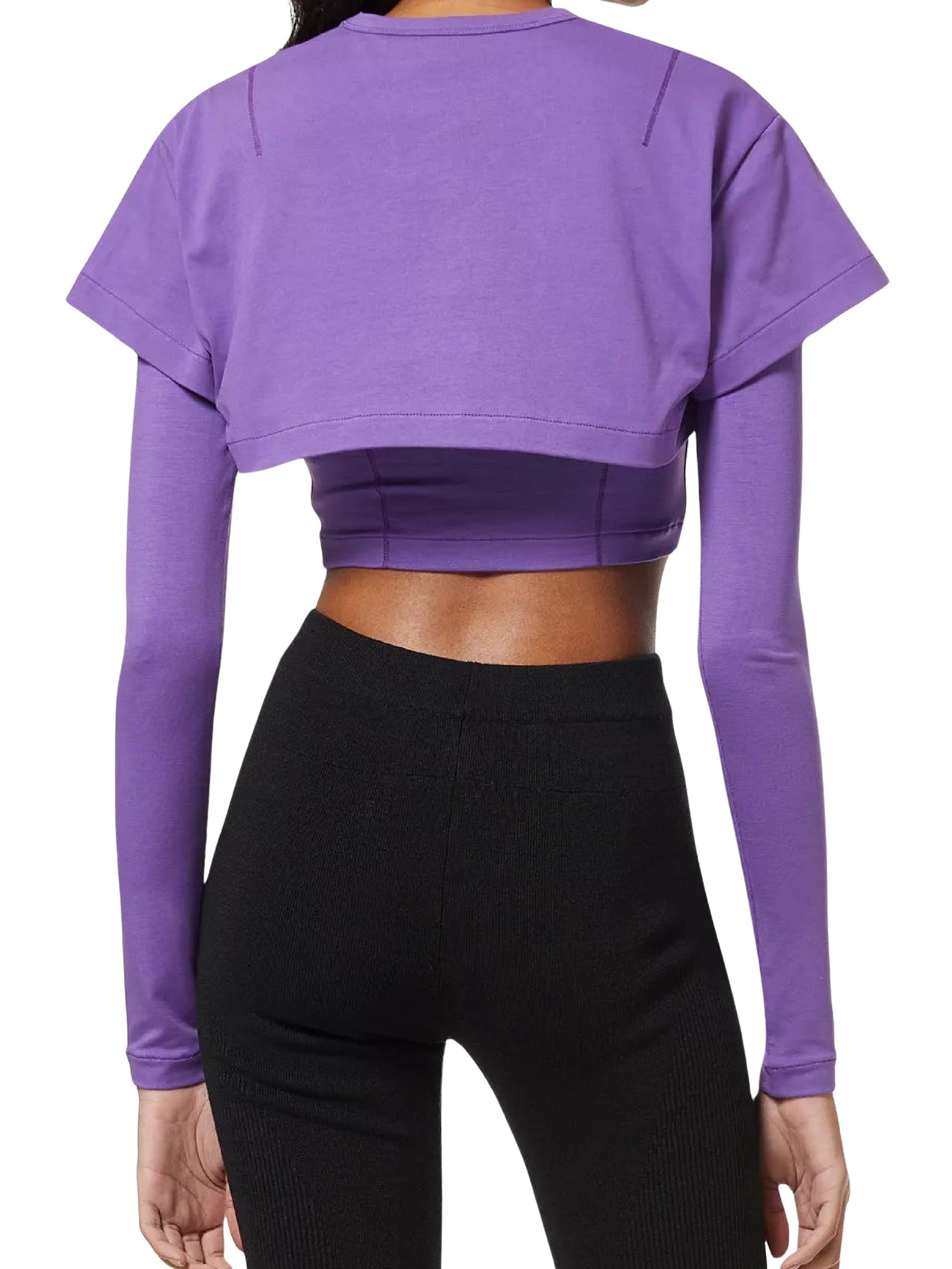 PURPLE LE DOUBLE TSHIRT