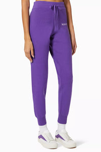 Sweatpants with mesh logo - Purple Potion