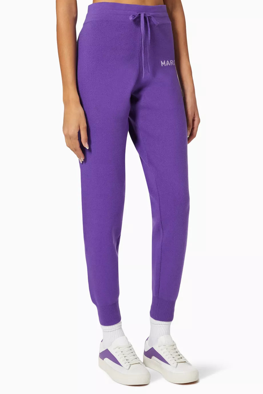 Sweatpants with mesh logo - Purple Potion