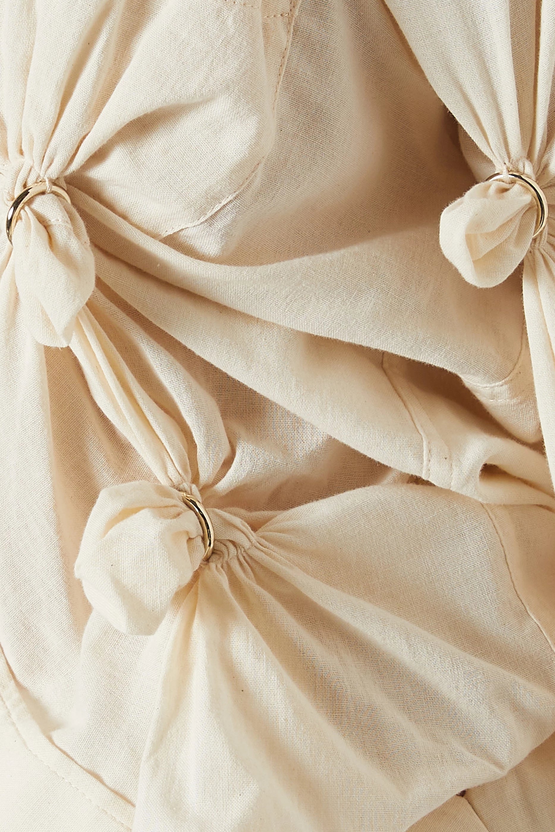 Chemise Lupo à nœuds - Off White
