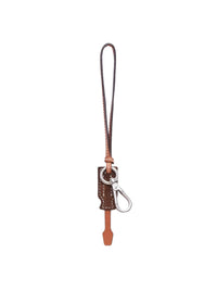 Porte-clé Tournevis en cuir - Camel